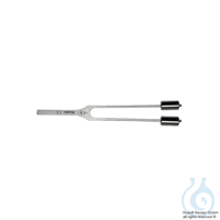 Stimmgabel c 128 Hz, Stahl, mit Dämpfern Stimmgabel c 128 Hz, Stahl, mit...