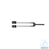 Stimmgabel c 128 Hz, Aluminium, mit Dämpfern Stimmgabel c 128 Hz, Aluminium,...
