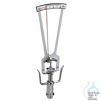 schiötz Augentonometer A, silber, Spezifikation 5, mit gerader Skala mit...