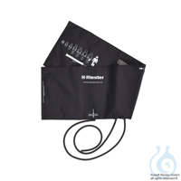 Klettenmanschette Erw. Oberschenkel XL, 100 x 26 cm, 2-Schlauch, schwarz...