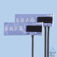 Klettenmanschette Neugeborene, 15,5 x 5 cm, 1-Schlauch, blau...
