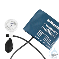 e-mega Blutdruckmessgerät Ø 63 mm, weiß, Kunststoff, 1-Schlauch, mit...