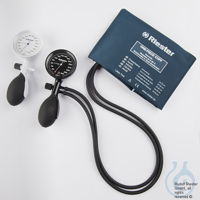 e-mega Blutdruckmessgerät Ø 63 mm, schwarz, Kunststoff, 2-Schlauch, mit...