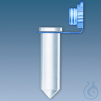 PP-Reaktionsgefäße 2 ml, mit anhängendem Soft-Stopfen blau (500 Stck.) UK =...