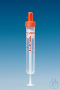 S-Monovetten 7,5 ml, 92 x 15 mm, Lithium-Heparin, steril (50 Stck.)...