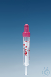 S-Monovetten 2,6 ml, 65 x 13 mm, K3 EDTA, steril (50 Stck.) transparentes...