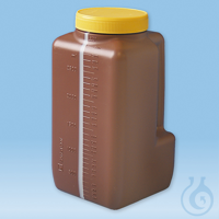 Urinsammelflaschen 3,0 Ltr. mit transparentem Sichtstreifen (30 Stck.)...