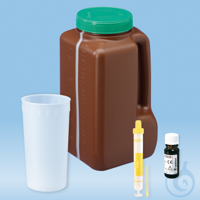 UriSet 24 - Komplett-Set für 24-Stunden-Urinsammlung inkl. Stabilisator und...