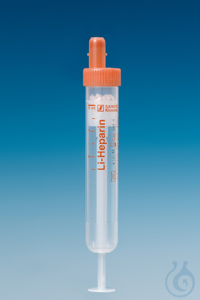 S-Monovetten 9 ml, 92 x 16 mm, Lithium-Heparin, steril (50 Stck.)...