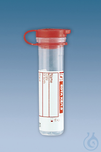 Mikro-Probengefäße 1,3ml K3 EDTA mit Eindrückstopfen (1000 Stck.) mit...