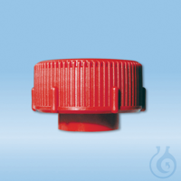 Schraubverschlüsse für Schutzgefäße 126 x 30 mm, rot (250 Stck.)...
