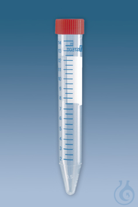 PP-Schraubröhrchen 15 ml, 120 x 17 mm Spitzboden, steril (50 Stck.) UK = 10...