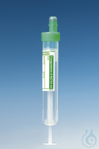 S-Monovetten 10 ml, 92 x 16 mm, Citrat 3,2%, Papieretikett, steril (50 Stck.)...