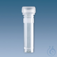 Mikro-PP-Röhrchen 2 ml, flach, steril, montierter Schraubverschluss (100...