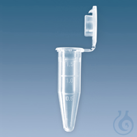 SafeSeal PP-Reaktionsgefäße 1,5 ml, mit anhängendem Deckel farblos (4x250...