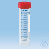 PP-Schraubröhrchen 50 ml, 115 x 28 mm Spitzboden, steril (25 Stck.) UK = 12...