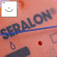 SERALON DSS-13 5/0=1, blau, Nahtmaterial Fadenlänge 50 cm (24 Stck.) SERALON...