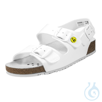 Sandale Modell STARNBERG mit Fersenriemen weiß, Gr. 35 Sandale Modell...