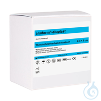 aluderm-aluplast Wundpflaster elastisch, gerollt ca. 5 m x 6 cm...
