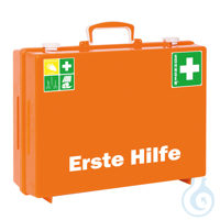 Erste-Hilfe Koffer MT-CD mit Füllung Standard DIN 13169, orange mit...