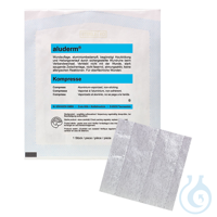 aluderm Kompresse einzeln steril ca. 7,5 x 7,5 cm aluderm Kompresse einzeln...