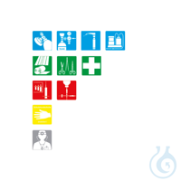 Piktogramm-Serie NOTFALLMEDIZIN K 11 kleine Piktogramme, je ca. 33 x 33 mm...