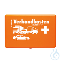 KFZ.-Verbandkasten Standard mit Füllung DIN 13164, orange KFZ.-Verbandkasten...