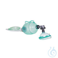 Einmal-Beatmungsbeutel mit Maske Gr. 5 für Erwachsene, mit O2-Reservoir  und...