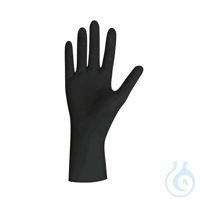 Black Pearl Nitril U.-Handschuhe Gr. XS unsteril puderfrei schwarz (100...