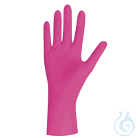 Magenta Pearl Nitril U.-Handschuhe Gr.XS unsteril puderfrei magenta (100...