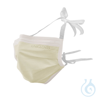 OP-Mundschutz Basic, mit Bändern, gelb (50 Stck.) UK = 10 Pack OP-Mundschutz...