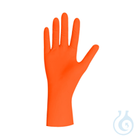 Orange Pearl Nitril U.-Handschuhe Gr. XS unsteril puderfrei orange (100...