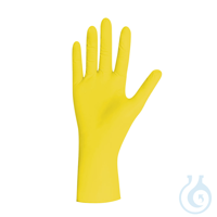 Yellow Pearl Nitril U.-Handschuhe Gr. XS unsteril puderfrei gelb (100 Stck.)...