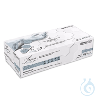 Unigloves FANCY SILVER Nitril U.-Handschuhe Gr. XS (100 Stck.) unsteril,...