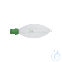 Atembeutel aus Silikon mit 22 mm Muffe 1000 ml, Standard Atembeutel aus...