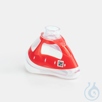 Bi-Maske Gr. 4 für Erwachsene, klein, 22 mm I.D., rot, mit Silikonlippe...