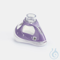 Bi-Maske Gr. 5 für Erwachsene, mittel, 22 mm I.D., violett, mit Silikonlippe...