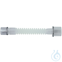 Gänsegurgel mit geradem Drehkonnektor, zu 22 mm I.D., 13 cm lang VE = 10...