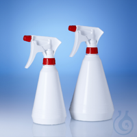 Zerstäuberflasche, PP, weiß, 850 ml  Kart. = 5 Stck. Zerstäuberflasche, PP,...