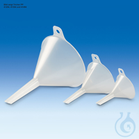 Trichter, PP, Ø 30 mm, Länge 45 mm, 5 ml, Auslauf-Ø 1,5 mm, transparent Btl....