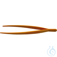Pinzette, POM, gelb, stumpf, elastisch, Länge 250 mm VE = 25 Stck. Pinzette,...