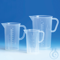 Messbecher, PP, erhabene Skala, 500 ml  Kart. = 12 Stck. Messbecher, PP,...