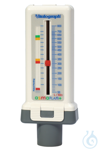 Peak Flow Meter asmaPLAN+ für Erwachsene und Kinder justierbare Farbzonen,...