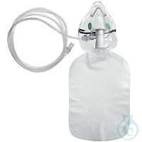 Inhalationsmaske (Kunststoff) mit Atembeutel und Schlauch Inhalationsmaske...