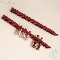Ampullenleiste, 220 mm lang, rot für ULMER KOFFER II, III und RESCUE-PACK...