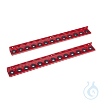 Ampullenleisten, 260 mm, rot für ULMER KOFFER I (2 Stck.) Ampullenleisten,...