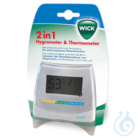 WICK 2-in-1 Hygrometer & Thermometer  UK = 6 Stck. WICK 2-in-1 Hygrometer &...