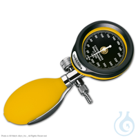 DuraShock DS55 Manometer allein Ø 50 mm, verchromt, 1-Schlauch, ohne...
