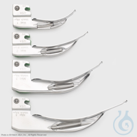 Fiber Optik MacIntosh Laryngoskop Spatel Grösse 1 Fiber Optik MacIntosh...