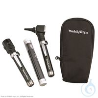 Pocket Junior Set mit Otoskop, Ophthalmoskop, 2 Batteriegriffe im  Weichetui...